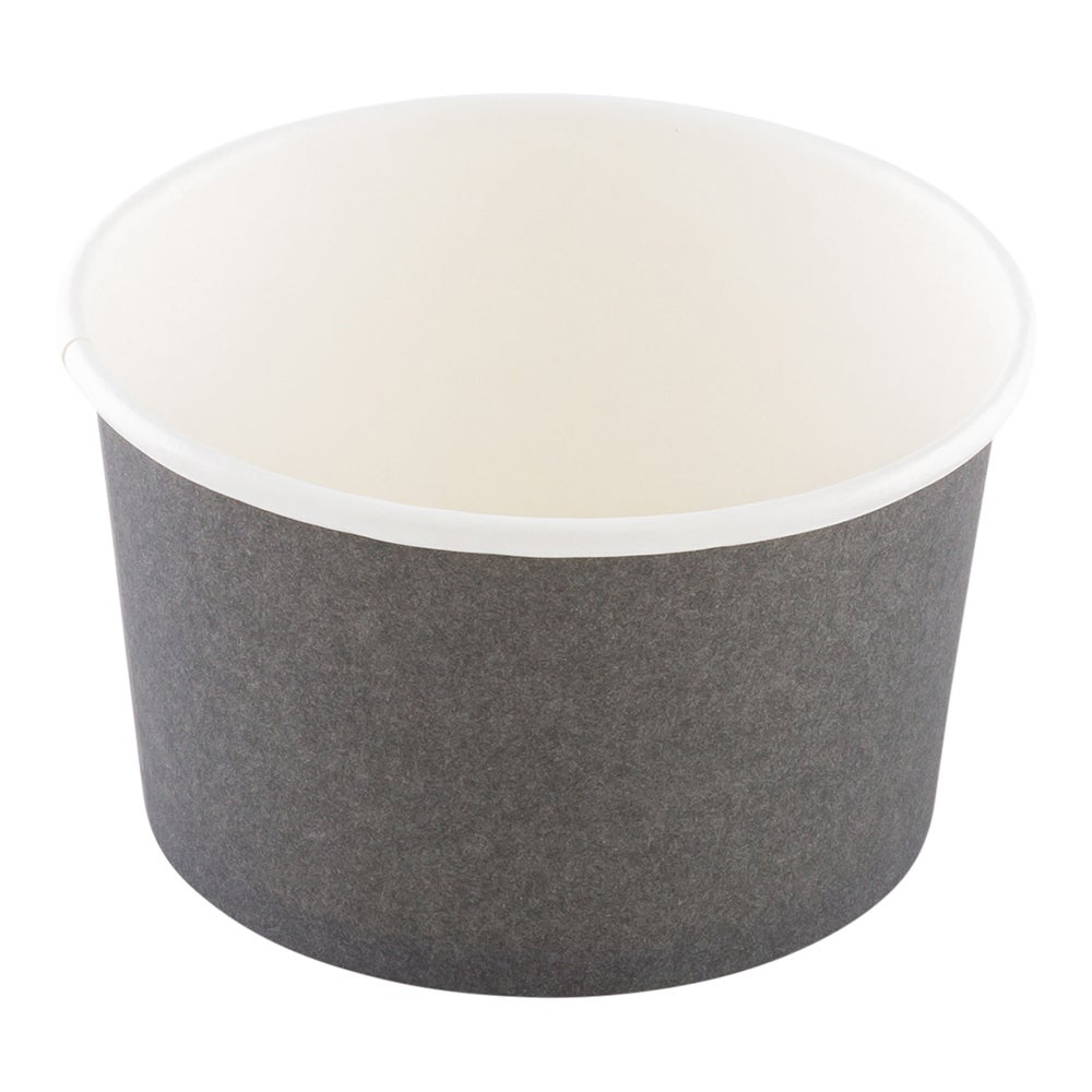 Cups, To Go, Coppetta 8 Ounce 3.75 x 3.75 x 2.25 Inch, Paper, Gray, Round,1 - 200 COUNT