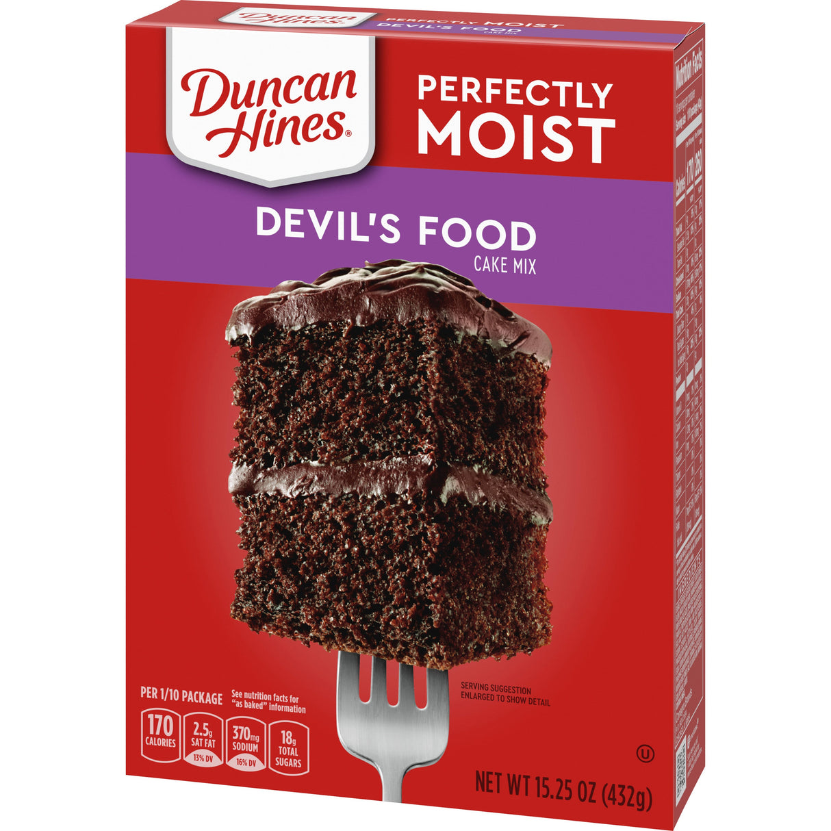 Mix, Cake, Perfectly Moist, Devil's Food,12 - 15.25 OUNCE