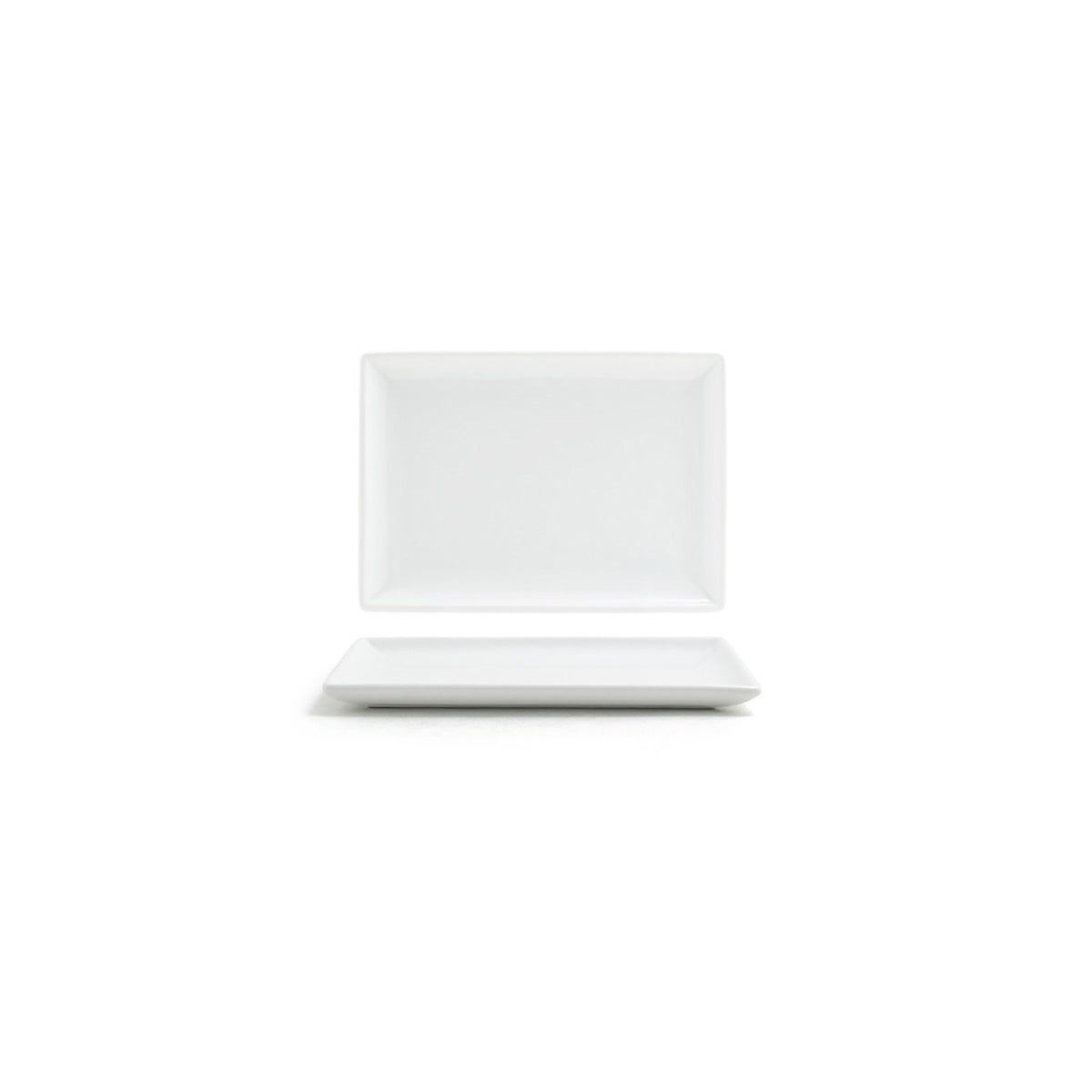 Plates, 7 x 5 Inch, White, Rectangular,12 - 1 EACH