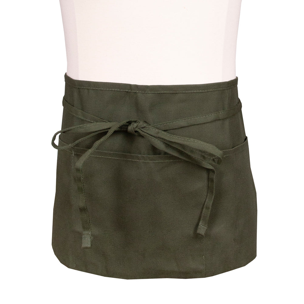 Apron, Waist, Front of the House, Hunter Green, One Size, Poly/Cotton Blend,1 - 1 EACH