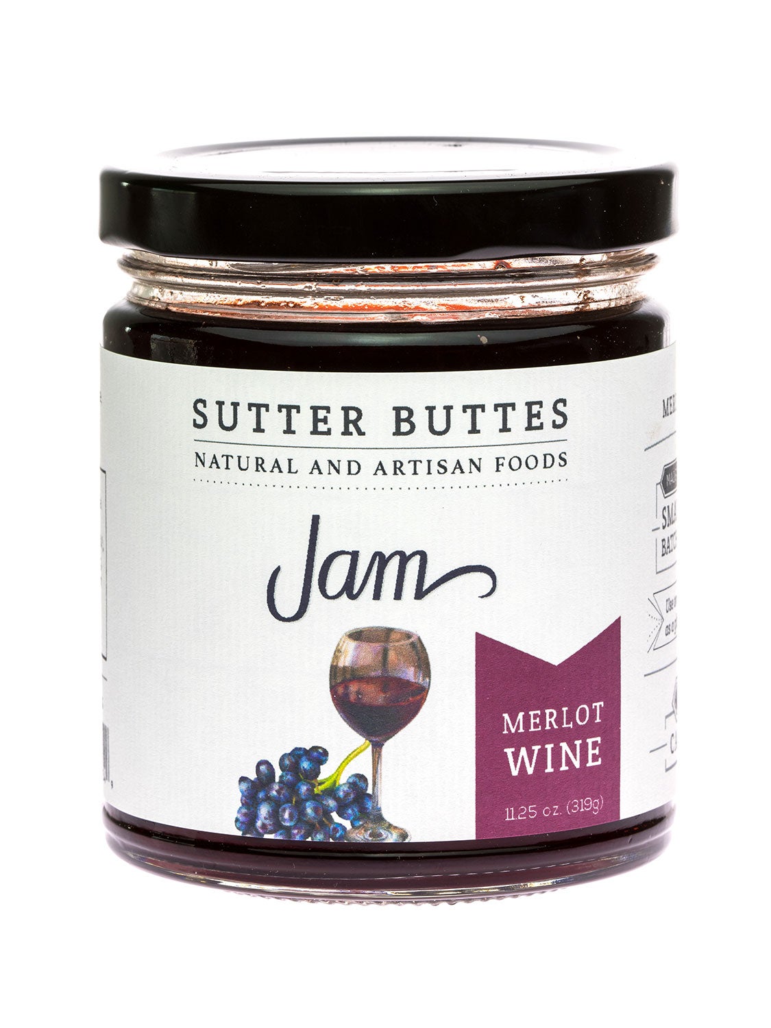Jam, Merlot Wine, Jar,12 - 319 Gram Avg