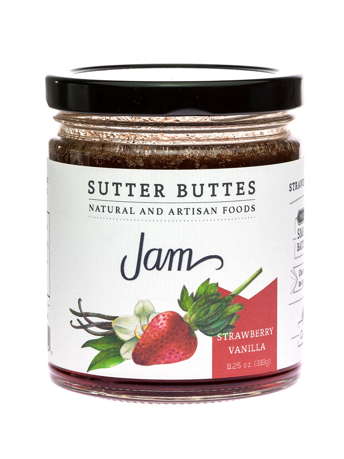 Jam, Strawberry Vanilla, Jar,12 - 319 Gram Avg