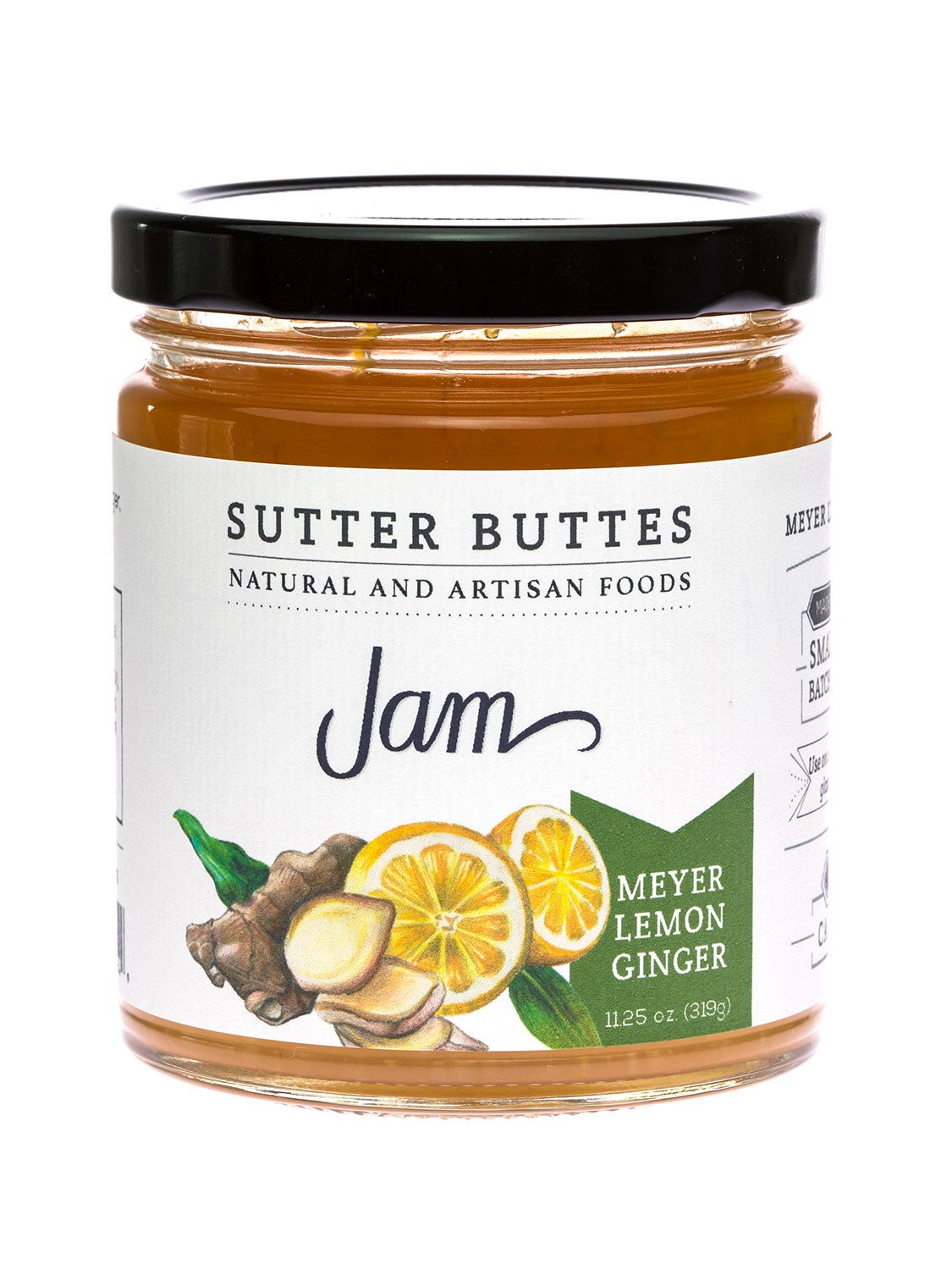 Jam, Meyer Lemon Ginger, Jar,12 - 319 Gram Avg