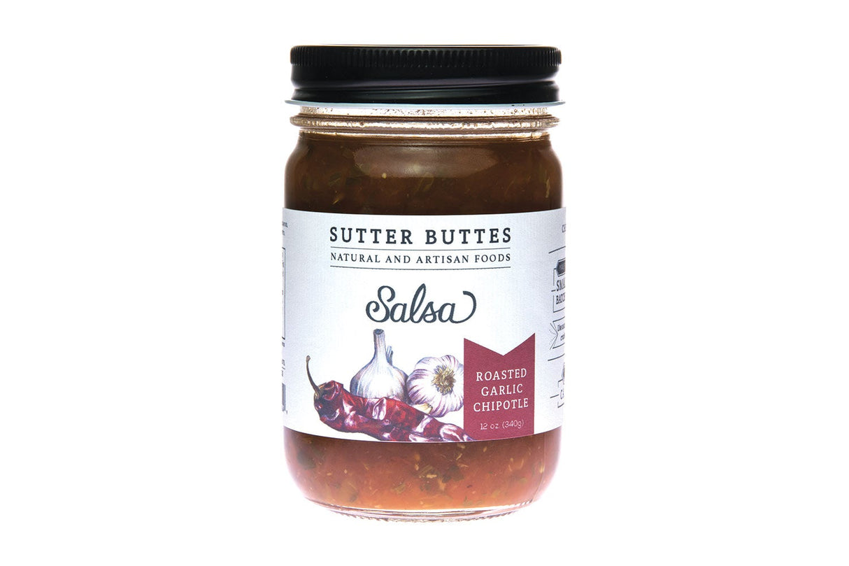 Salsa, Chipotle, Roasted Garlic, Jar,12 - 340 Gram Avg