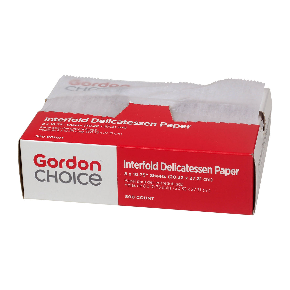 Wraps, Deli, 8 x 10.75 Inch, Dry-Waxed Paper, White, Light-Grade, Interfolded,12 - 500 COUNT