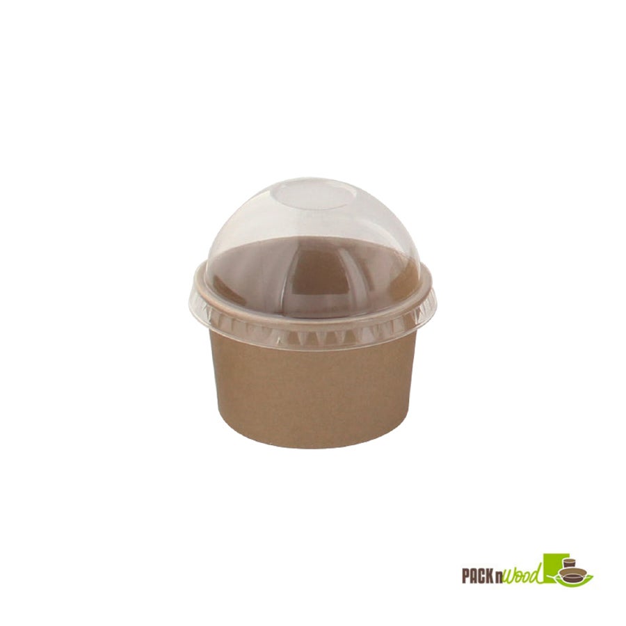 Lids, Dome, Plastic, Clear,20 - 50 COUNT