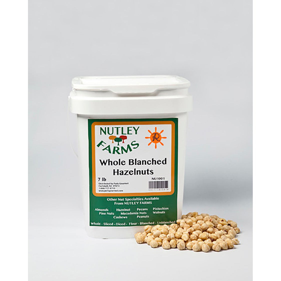 Hazelnuts, Blanched, Whole,1 - 7 POUND