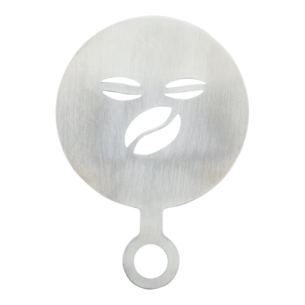 Stencil, Coffee Decorating, Cafe Bean, Stainless Steel,1 - 1 EACH