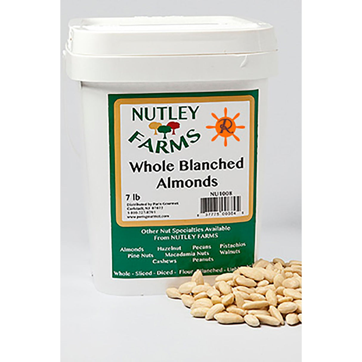 Almonds, Blanched, Whole,1 - 7 POUND