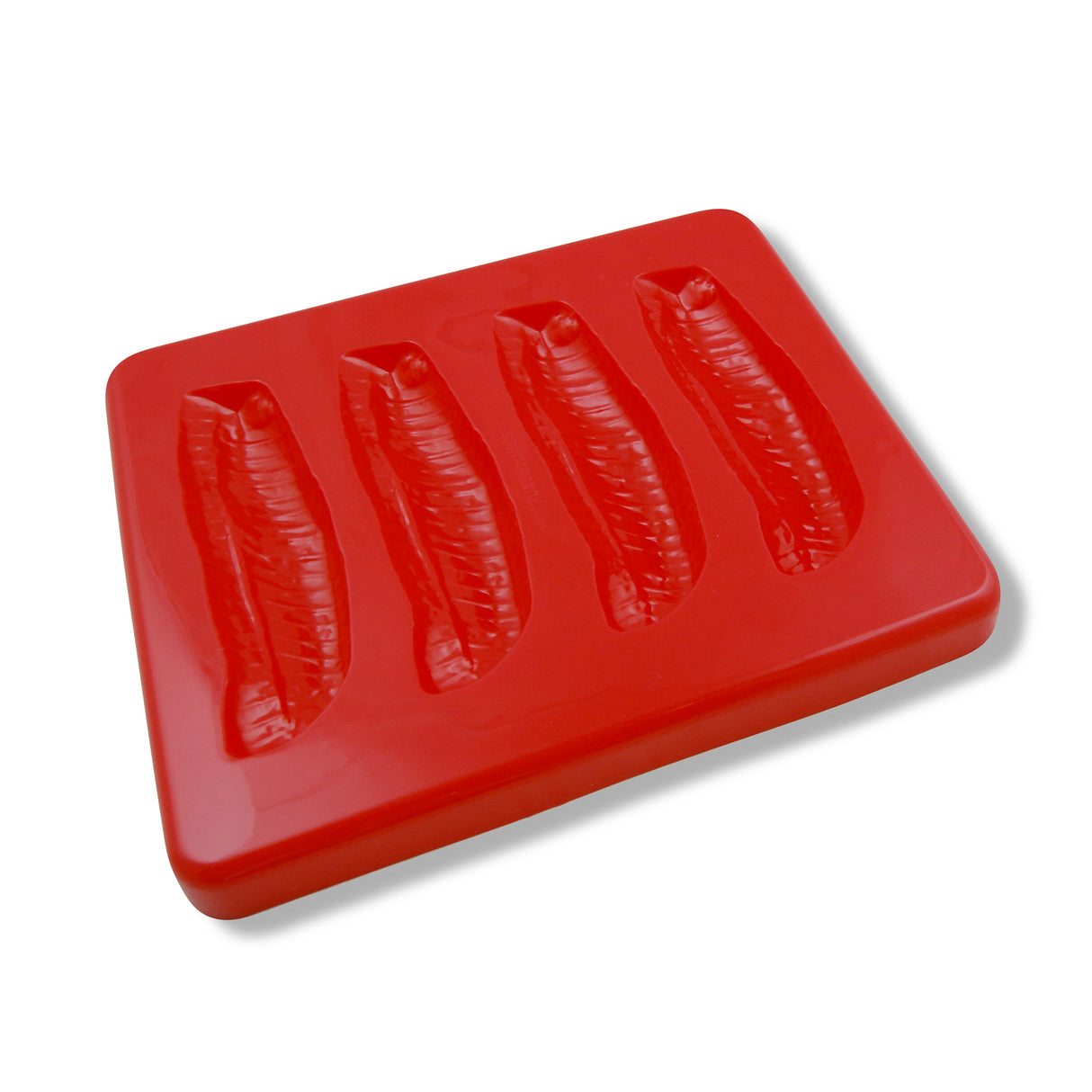 Molds, Food, Fish Fillet, Red, Silicone,1 - 2 COUNT