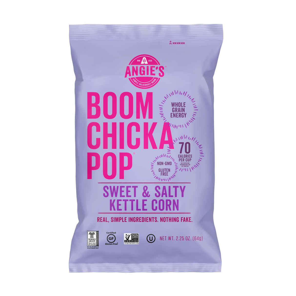Popcorn, Sweet & Salty, Boomchickapop, Shelf-Stable, Single Serve,12 - 2.25 OUNCE