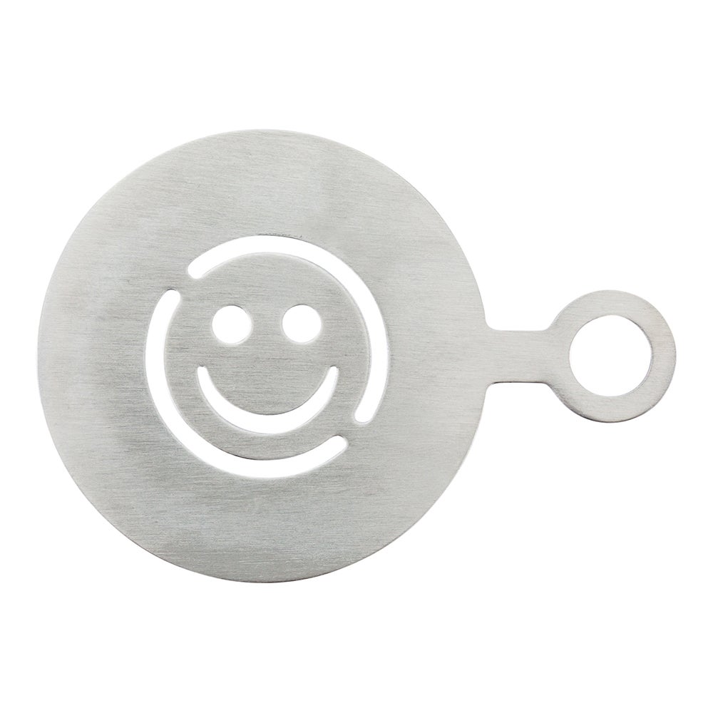 Stencil, Coffee Decorating, Smiley Face, Stainless Steel,1 - 1 EACH