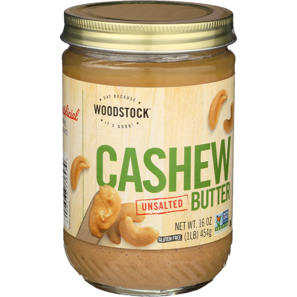 Cashew Butter, Unsalted,12 - 16 OUNCE