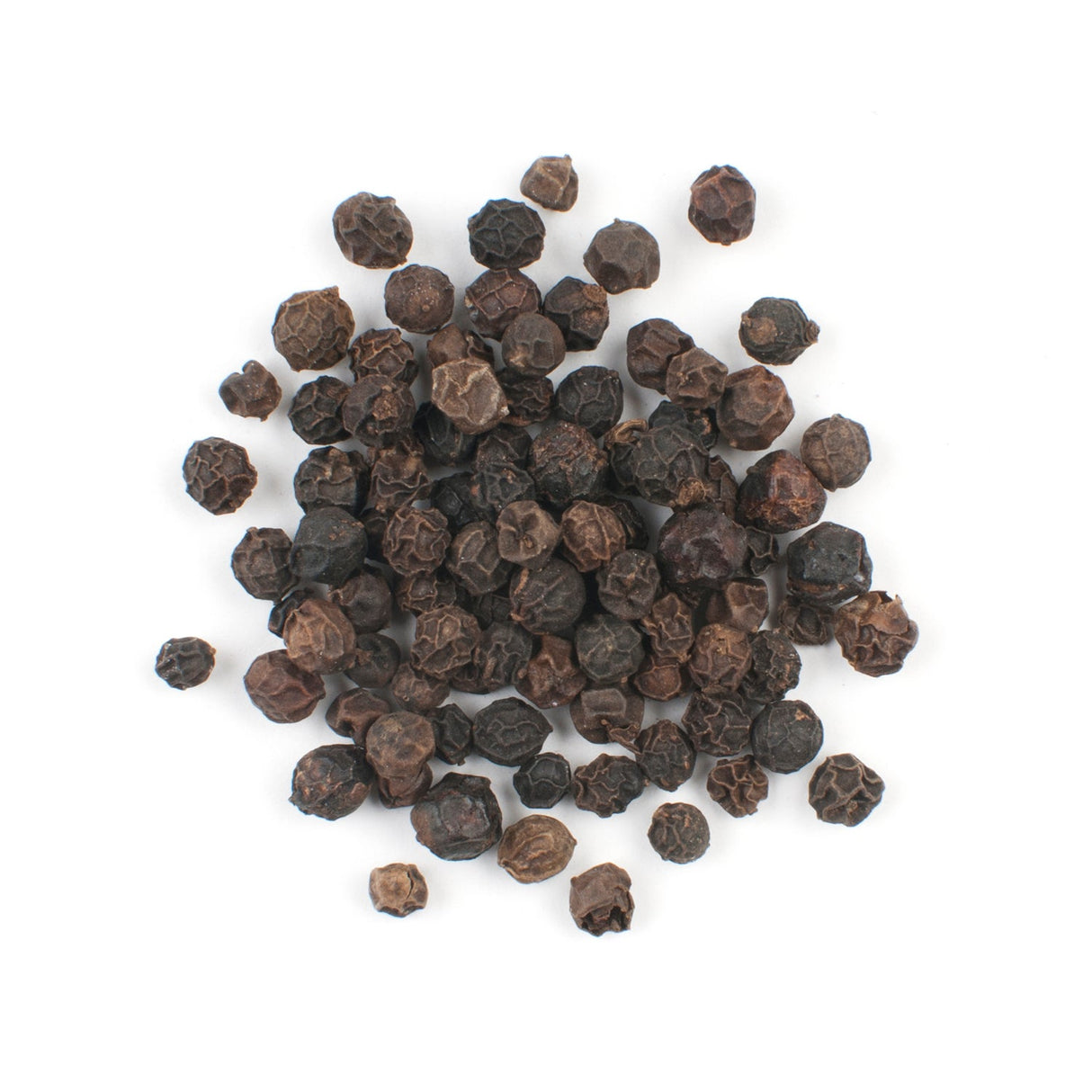 Peppercorns, Black, Whole,1 - 25 POUND