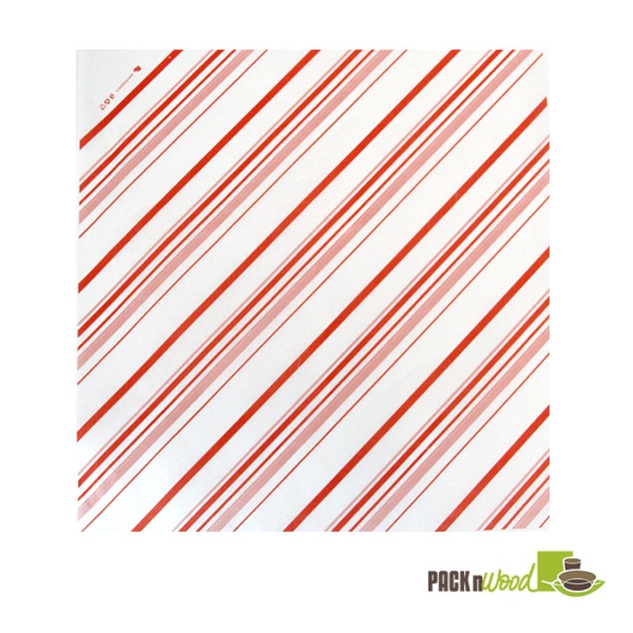 Liners, 12.6 x 12.2 Inch, Paper, Red Design,1 - 500 COUNT