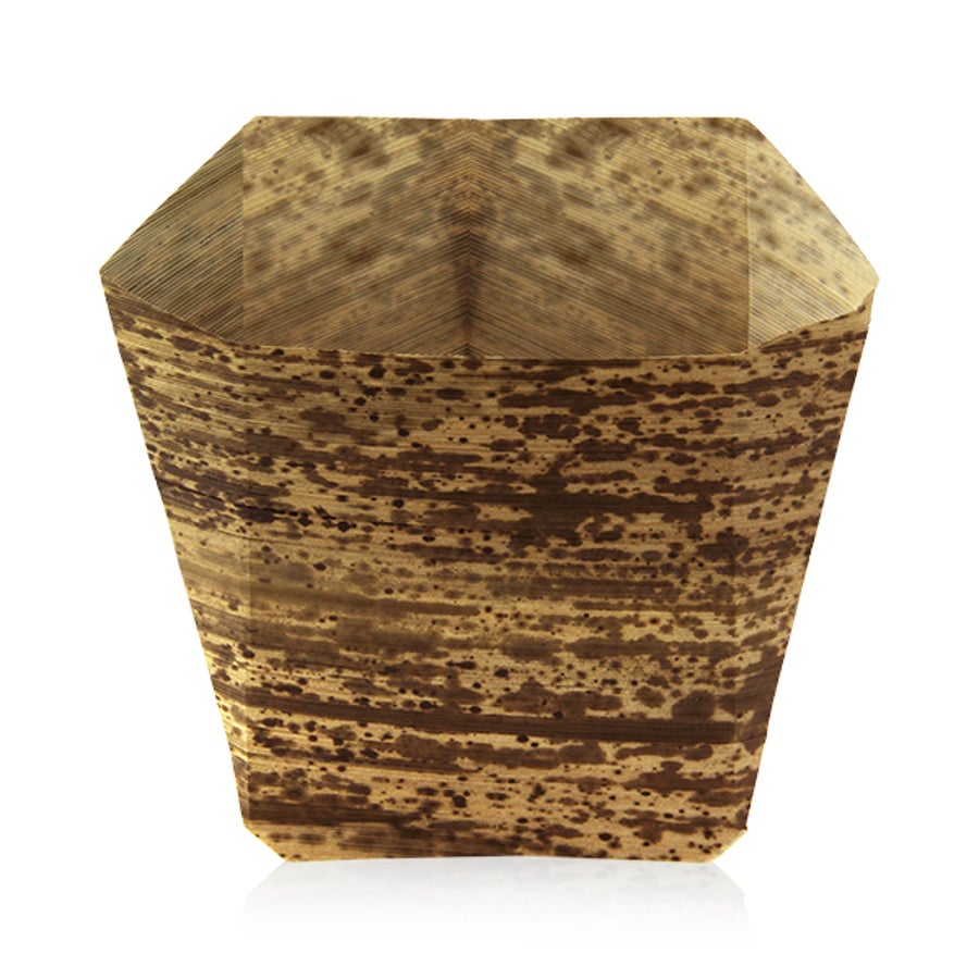 Scoops, Fry, 7 Ounce, Paper, Bamboo Leaf, 7 Ounce,4 - 25 COUNT