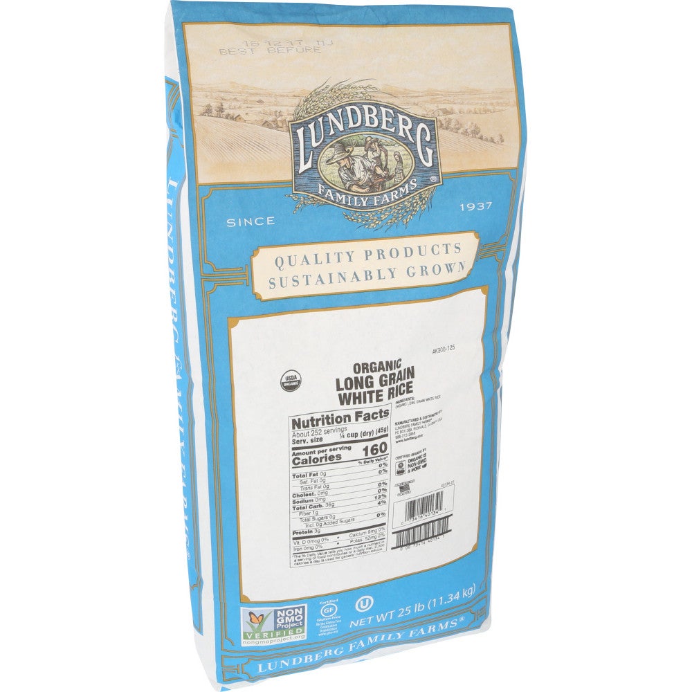 Rice, White, Long Grain,1 - 25 POUND