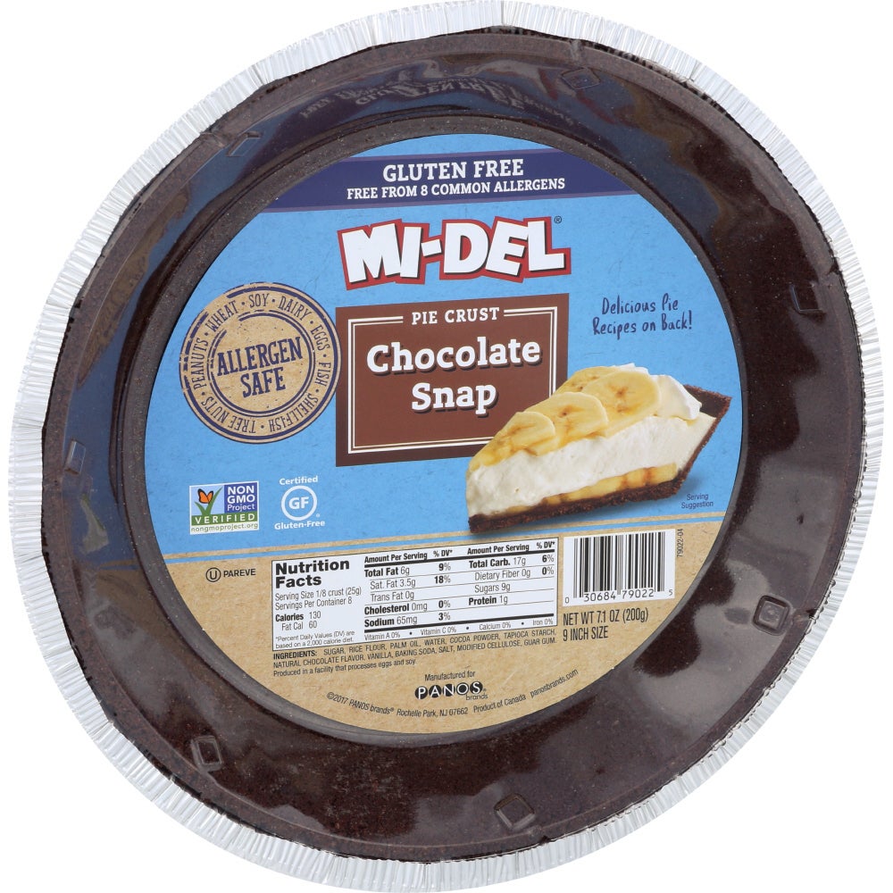 Pie Crusts, Chocolate Snap,12 - 7.1 OUNCE