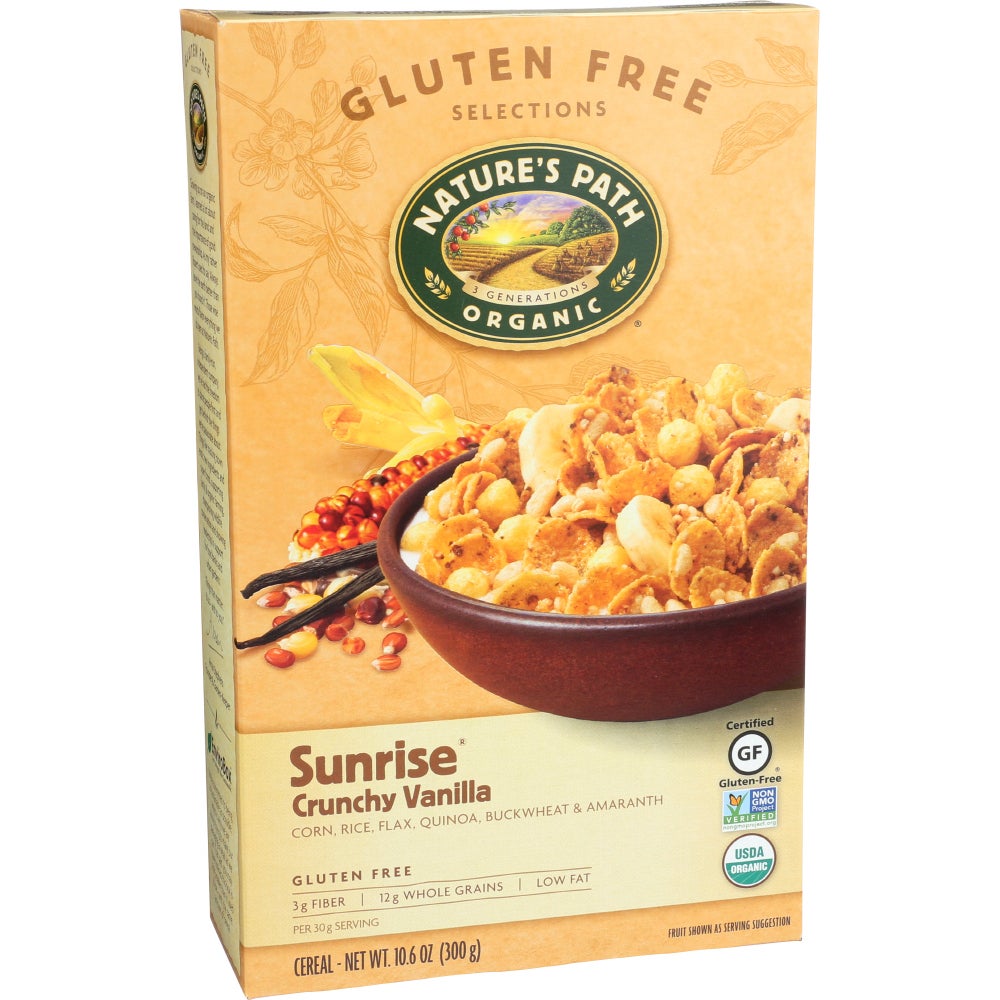 Cereal, Crunchy Vanilla, Sunrise,12 - 10.6 OUNCE