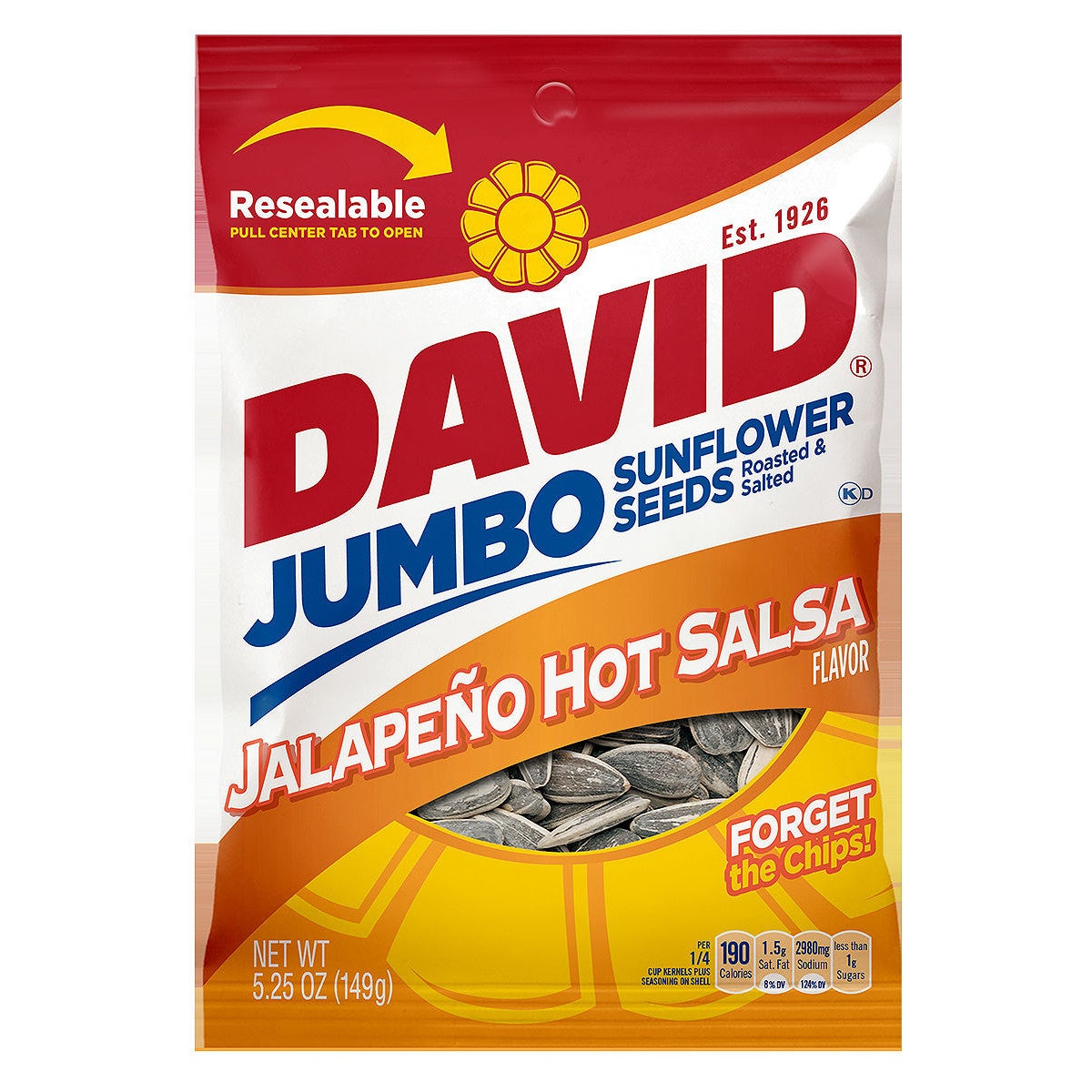 Sunflower Seeds, Jalapeno Hot Salsa,12 - 5.25 OUNCE