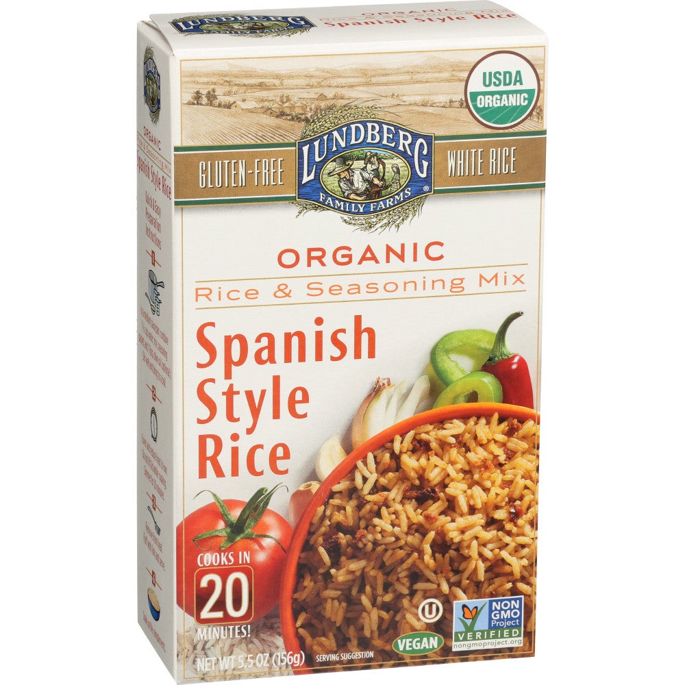 Rice & Seasoning Mix, White, Spanish Style,6 - 5.5 OUNCE