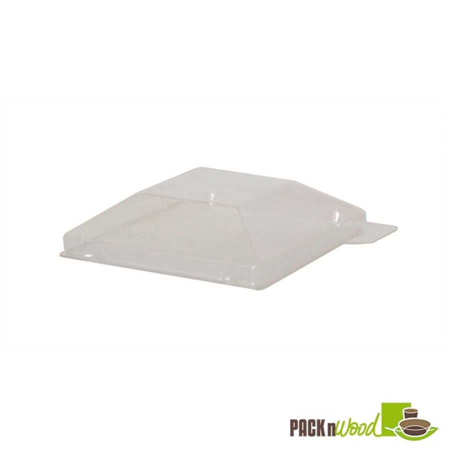 Lids, Low Dome, Plastic, Clear,4 - 50 COUNT