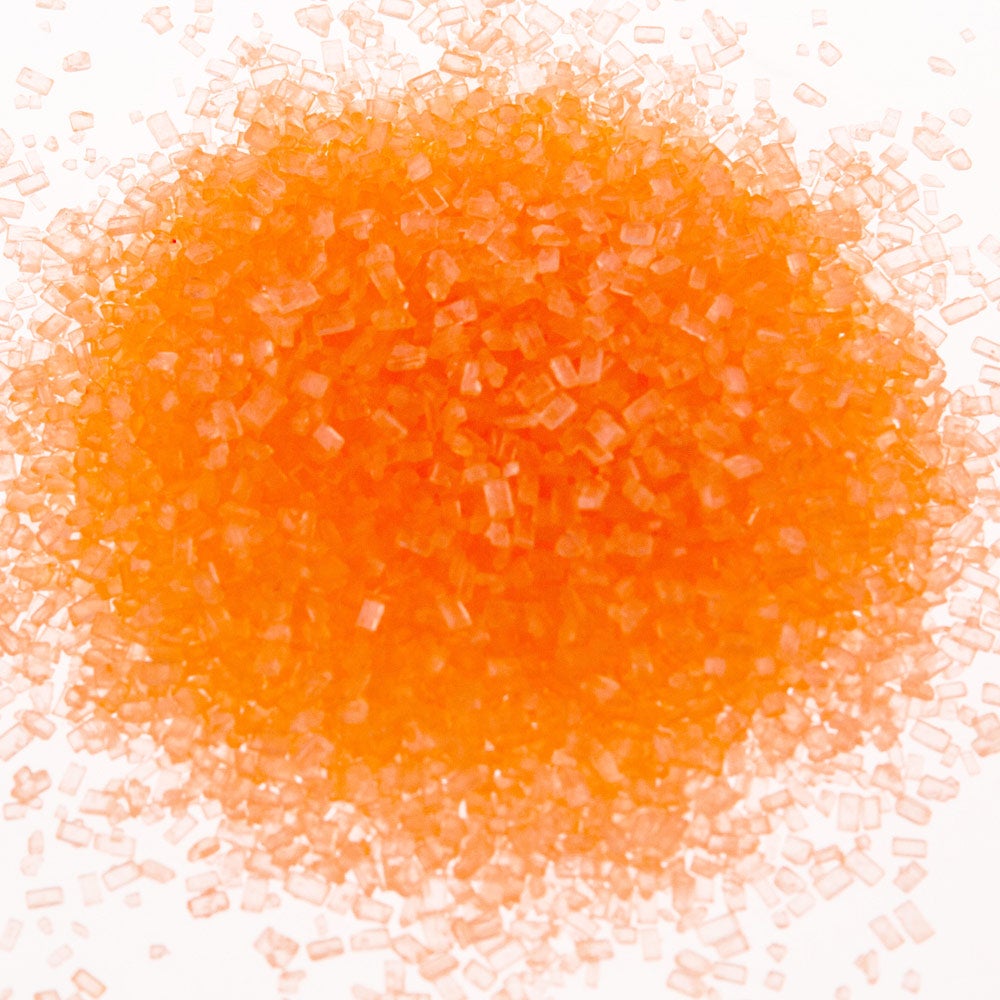 Sugar, Sanding, Orange, Bulk,1 - 8 POUND