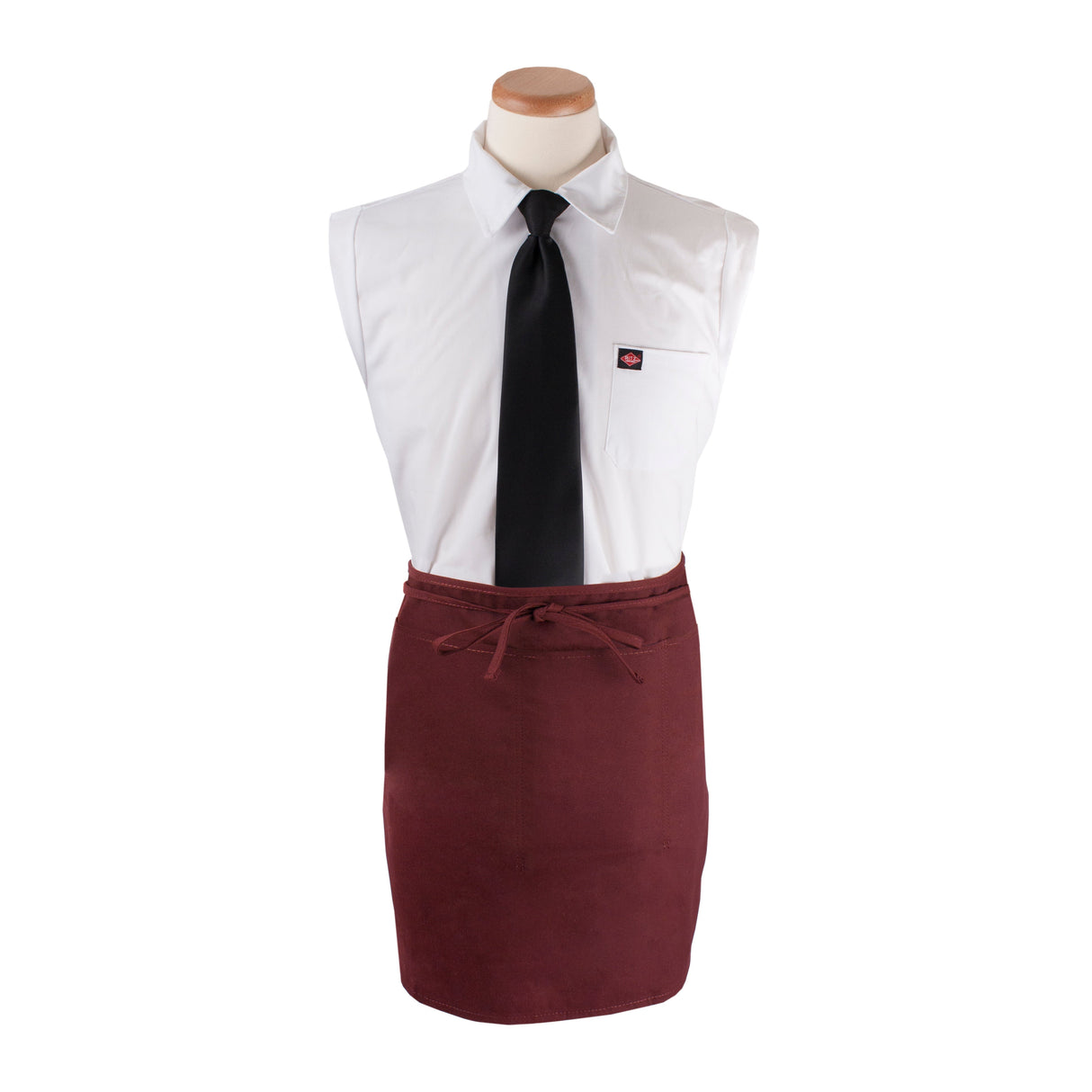 Apron, Extra-Waist, Burgandy, 26 x 18.5 Inch,1 - 1 EACH