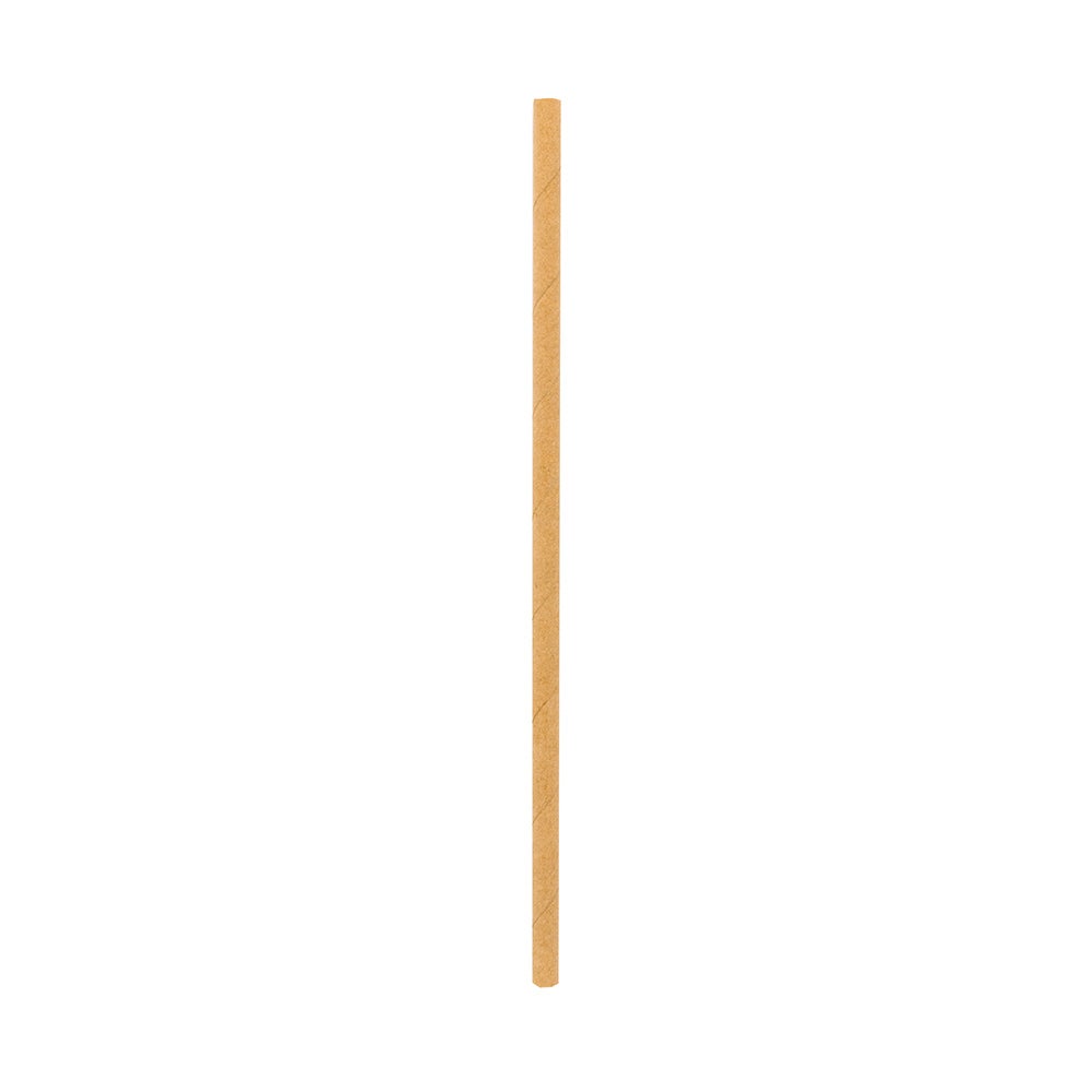 Straws, 7.75 Inch, Paper, Kraft, Individually Wrapped, Biodegradable, Sustainable,1 - 1000 COUNT