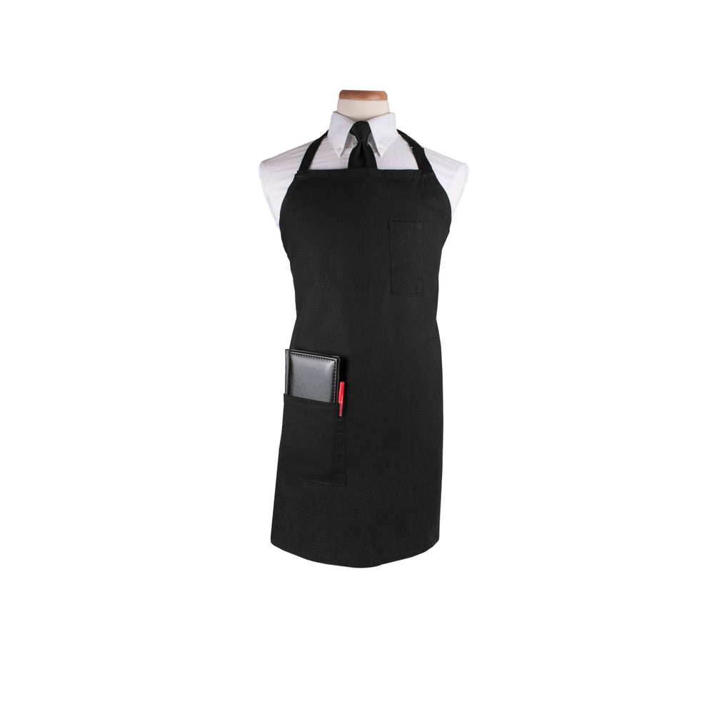 Apron, Bib, Pro, Black,1 - 1 EACH