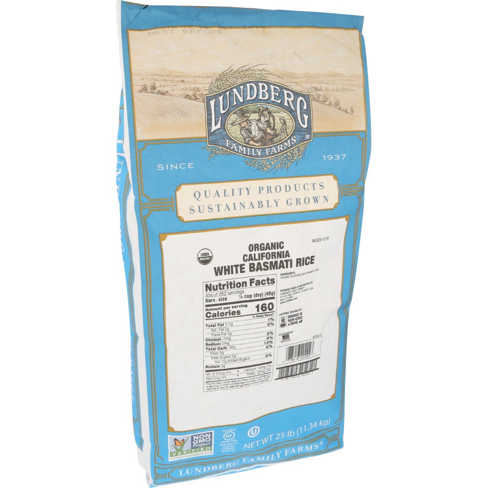 Rice, White Basmati,1 - 25 POUND