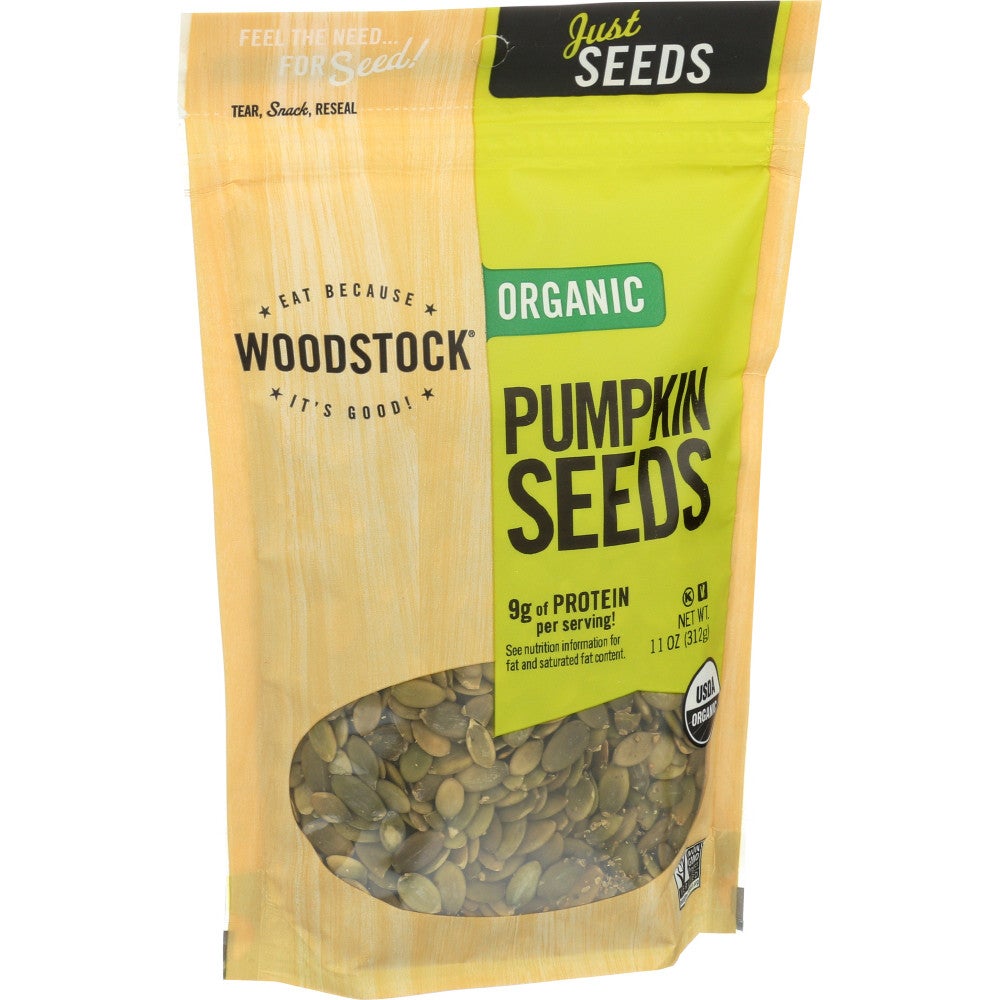 Seeds, Pumpkin, Organic,8 - 11 OUNCE