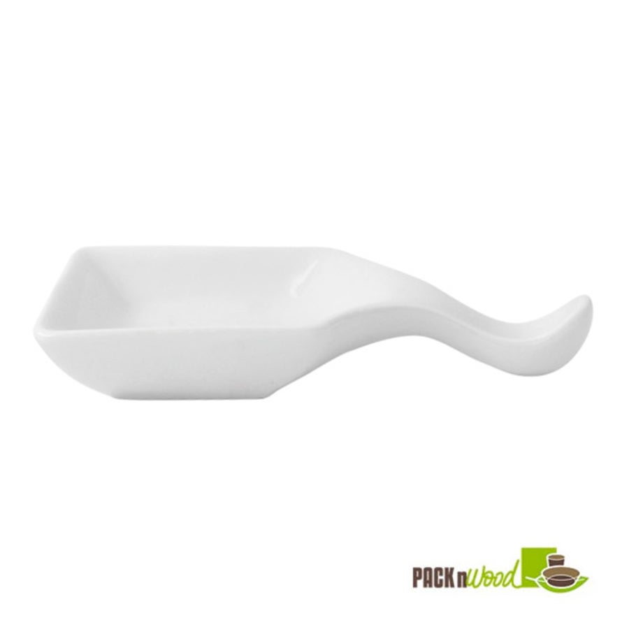 Spoons, White, 3.8 x 2.1 x .7 Inch,6 - 4 COUNT