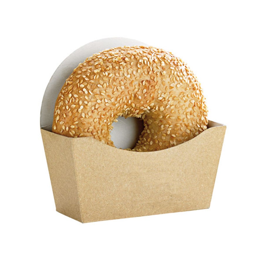 Boxes, Bagel, 4.7 x 4.7 x 1.7 Inch, Paper, Kraft,20 - 50 COUNT