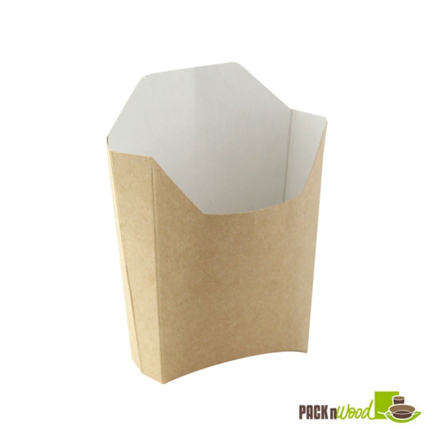 Boxes, French Fry, 5.3 x 4.5 x 7.1 Inch, Paper, Kraft,10 - 100 COUNT