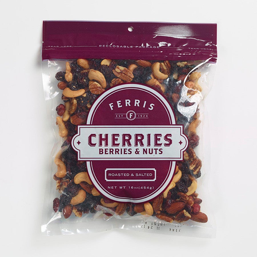 Nuts, Roasted & Salted, with Cherries & Berries,12 - 16 OUNCE