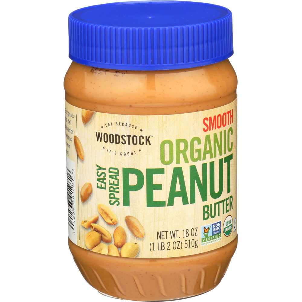 Peanut Butter, Creamy, Organic,12 - 18 OUNCE