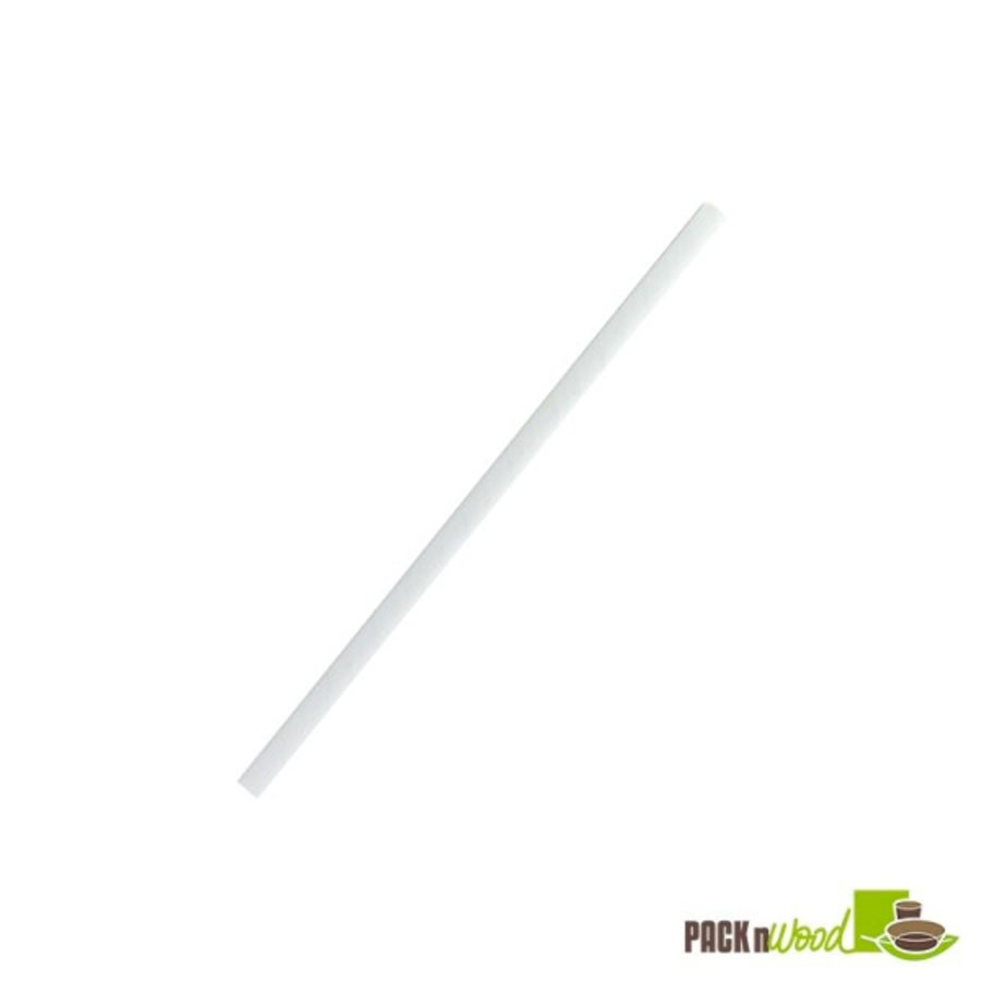 Straws, 5.7 Inch, White, Unwrapped, 5.7 Linear Inch,6 - 500 COUNT