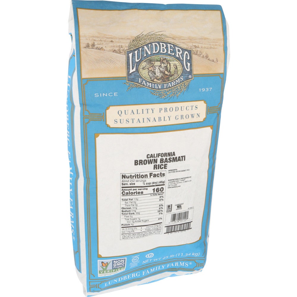 Rice, Brown Basmati,1 - 25 POUND