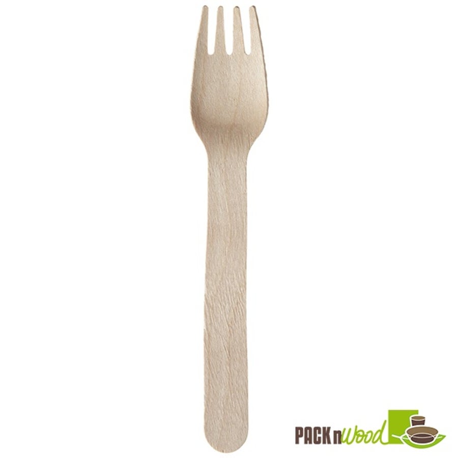 Forks, Wood, Natural, 6.5 Inch, 6.2 Linear Inch,20 - 100 COUNT