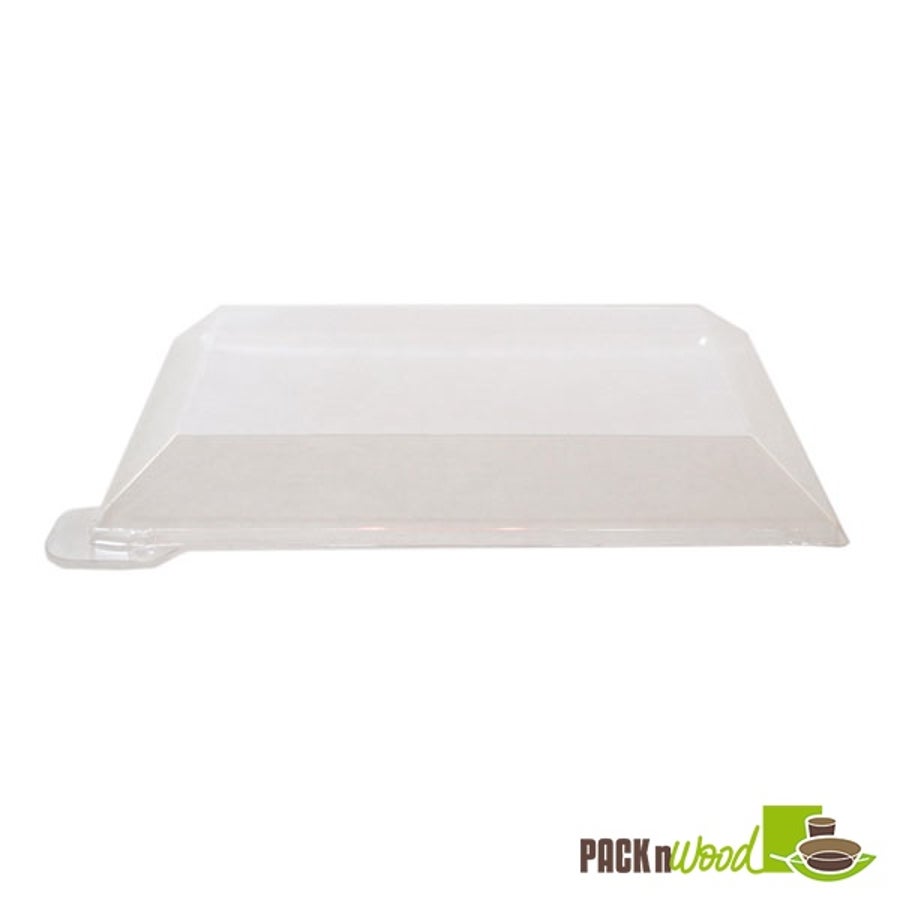 Lids, Low Dome, Plastic, Clear, Recyclable, for 210KLAR101,4 - 25 COUNT