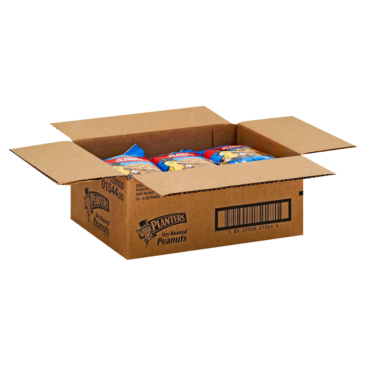 Peanuts, Dry Roasted, Single Serve,12 - 170 Gram Avg