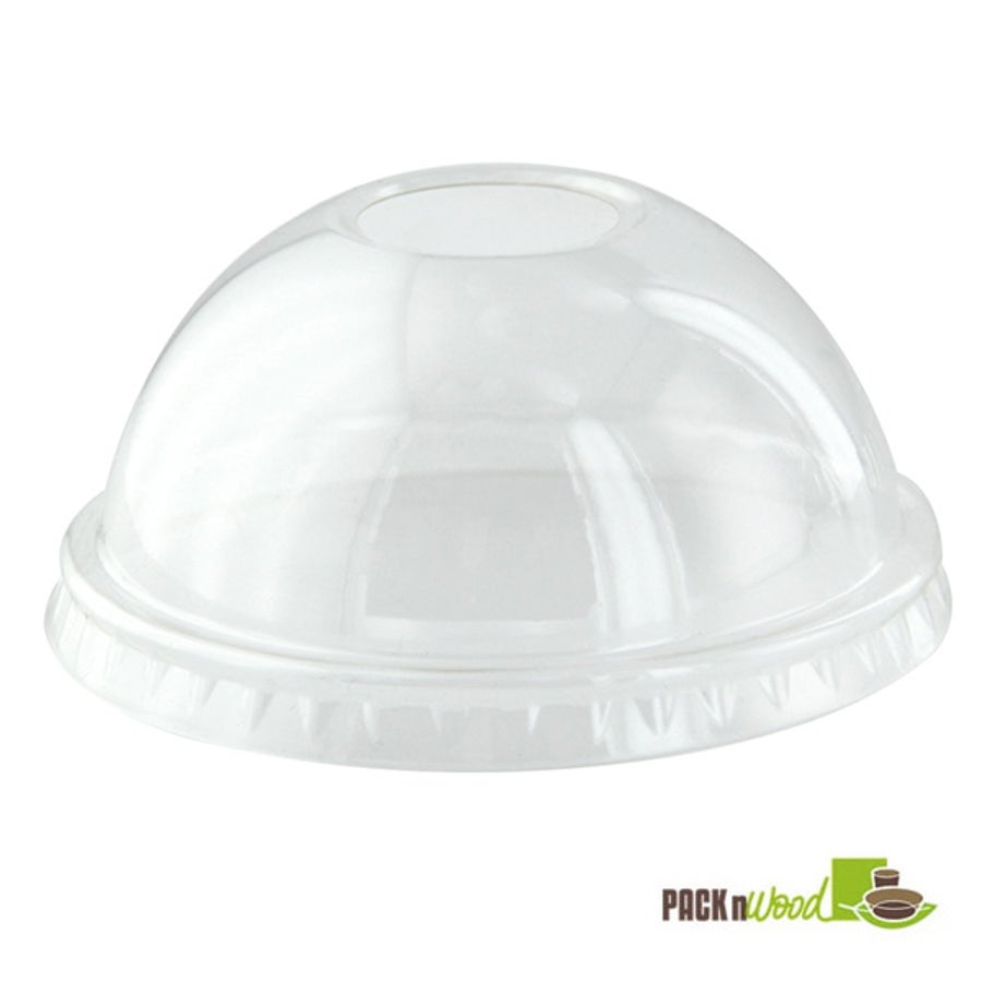 Lids, Dome, Plastic, Clear, with Hole, for 209POPET3/4,20 - 50 COUNT