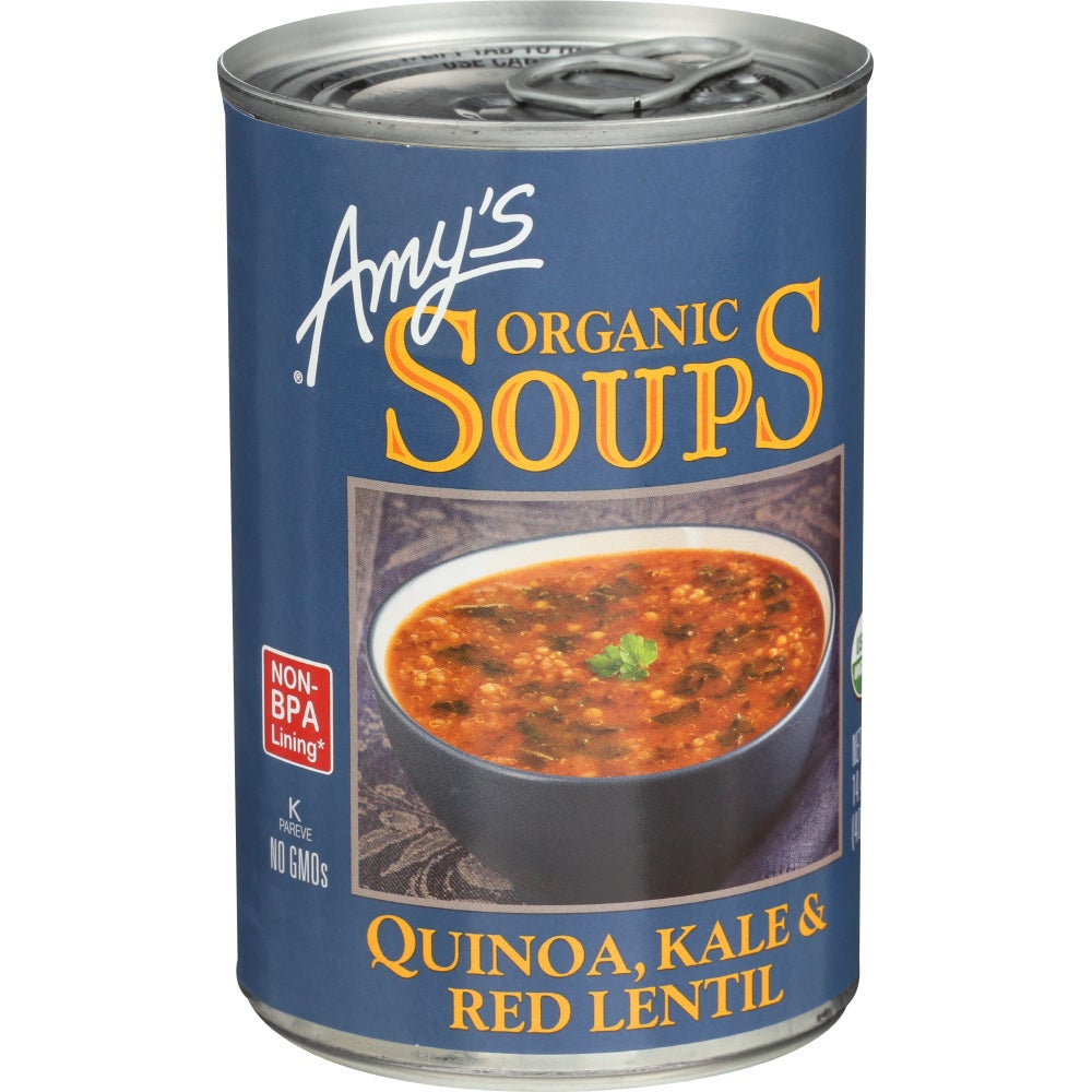 Soup, Quinoa Kale & Red Lentil, Canned,12 - 14.4 OUNCE