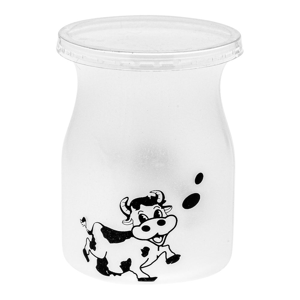 Cups, Yogurt, 4 Ounce, Plastic, Clear, with Lid,1 - 100 COUNT