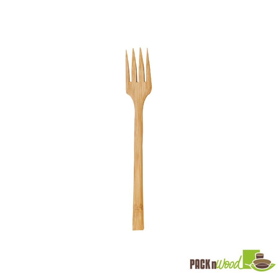 Forks, 6.3 Inch, Bamboo, Natural, Biodegradeable, 6.3 Linear Inch,5 - 50 COUNT