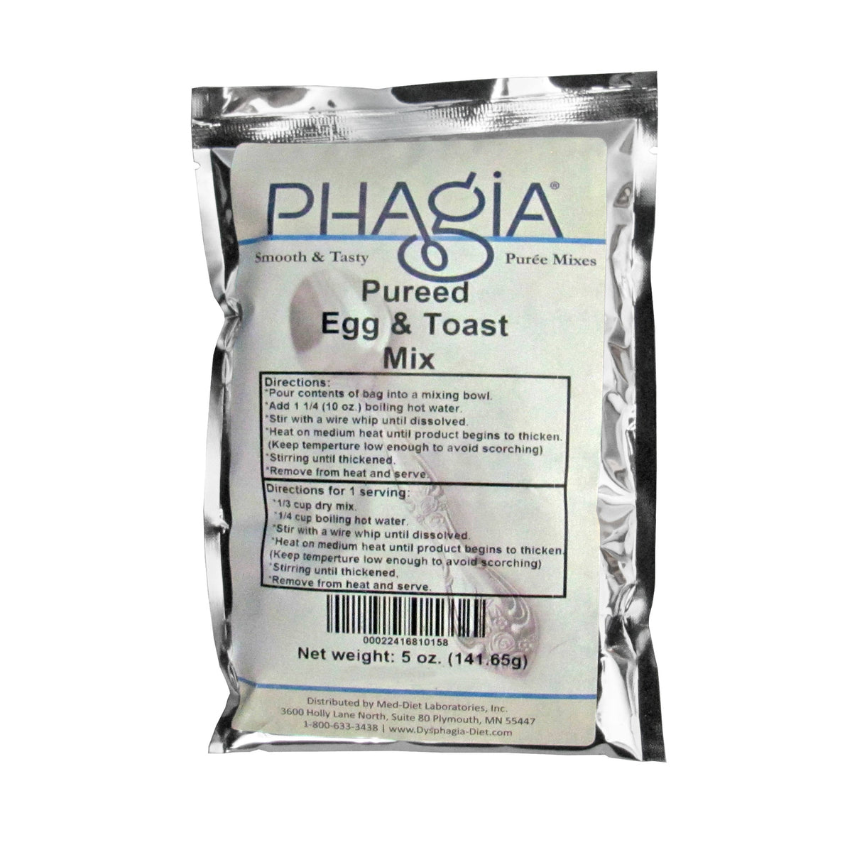 Puree Mix, Egg & Toast,6 - 5 OUNCE