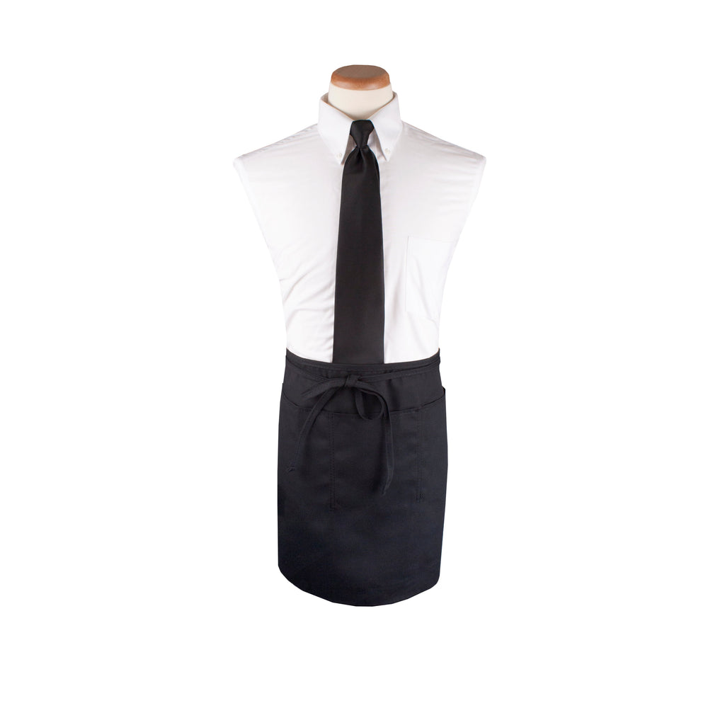 Apron, Extra-Waist, Black, 26 x 18.5 Inch,1 - 1 EACH