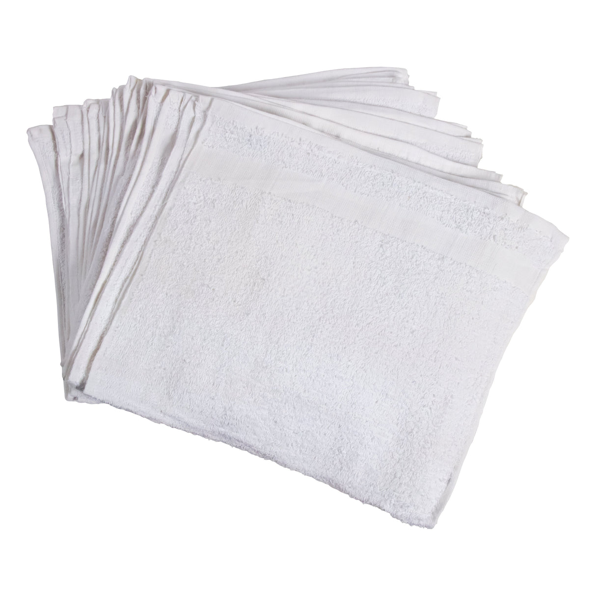 Towels, Bar, Heavyweight 44 Ounce, White, 16 x 27 Inch, Cotton, Ribbed,12 - 1 EACH