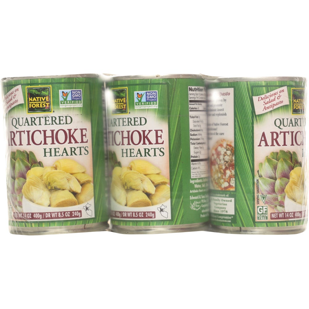Artichoke Hearts, Quartered,6 - 14 OUNCE